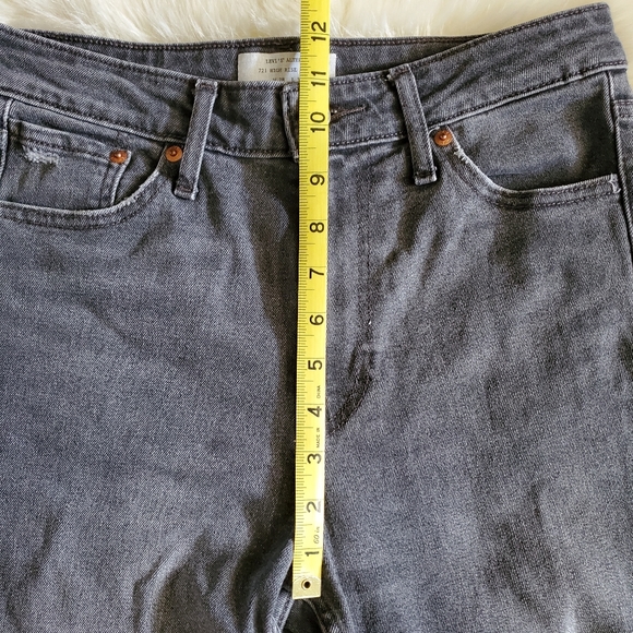Levi's 721 Altered High Riske Skinny Jeans Size 28 - Picture 14 of 15